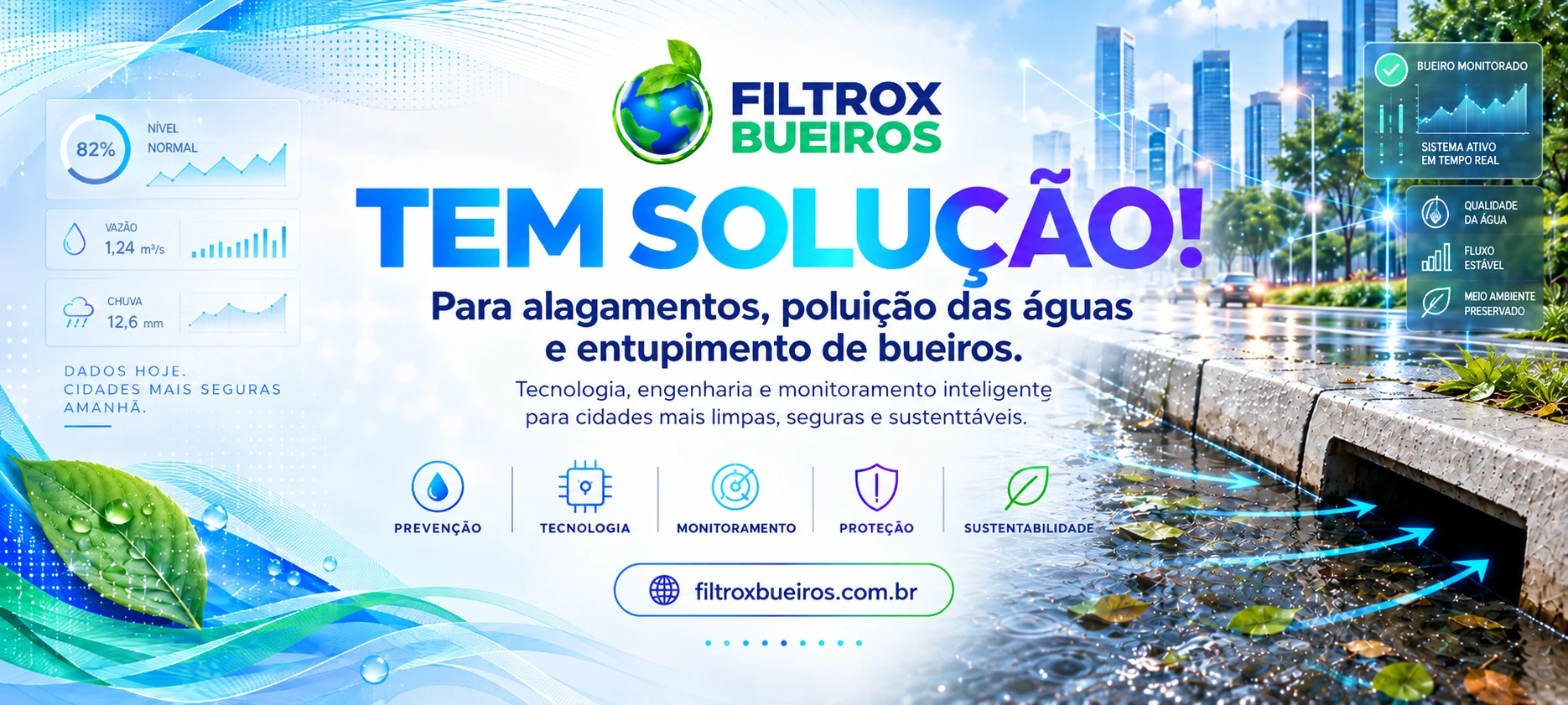 FILTROX BUEIROS — bueiros inteligentes e bueiros ecológicos para drenagem urbana